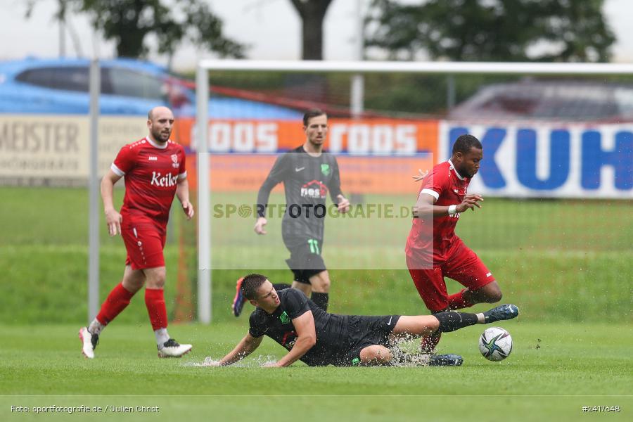 Sportgelände, Altfeld, 04.07.2024, sport, action, BFV, Fussball, Landesfreundschaftsspiele, Spiel 4, Vorrunde, Lackiererei-Schleich-Cup, SVA, TSV, SV Alemannia Haibach, TSV Lohr - Bild-ID: 2417648