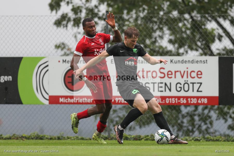 Sportgelände, Altfeld, 04.07.2024, sport, action, BFV, Fussball, Landesfreundschaftsspiele, Spiel 4, Vorrunde, Lackiererei-Schleich-Cup, SVA, TSV, SV Alemannia Haibach, TSV Lohr - Bild-ID: 2417658