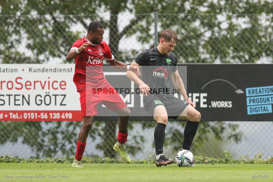 Sportgelände, Altfeld, 04.07.2024, sport, action, BFV, Fussball, Landesfreundschaftsspiele, Spiel 4, Vorrunde, Lackiererei-Schleich-Cup, SVA, TSV, SV Alemannia Haibach, TSV Lohr - Bild-ID: 2417659