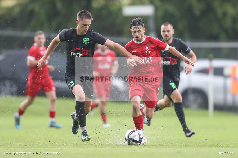 Sportgelände, Altfeld, 04.07.2024, sport, action, BFV, Fussball, Landesfreundschaftsspiele, Spiel 4, Vorrunde, Lackiererei-Schleich-Cup, SVA, TSV, SV Alemannia Haibach, TSV Lohr - Bild-ID: 2417665