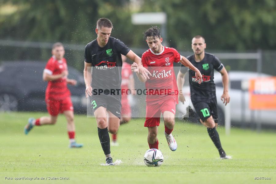 Sportgelände, Altfeld, 04.07.2024, sport, action, BFV, Fussball, Landesfreundschaftsspiele, Spiel 4, Vorrunde, Lackiererei-Schleich-Cup, SVA, TSV, SV Alemannia Haibach, TSV Lohr - Bild-ID: 2417666