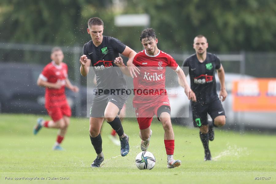 Sportgelände, Altfeld, 04.07.2024, sport, action, BFV, Fussball, Landesfreundschaftsspiele, Spiel 4, Vorrunde, Lackiererei-Schleich-Cup, SVA, TSV, SV Alemannia Haibach, TSV Lohr - Bild-ID: 2417667