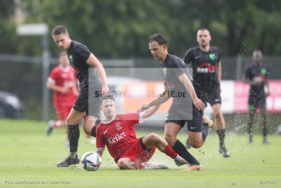 Sportgelände, Altfeld, 04.07.2024, sport, action, BFV, Fussball, Landesfreundschaftsspiele, Spiel 4, Vorrunde, Lackiererei-Schleich-Cup, SVA, TSV, SV Alemannia Haibach, TSV Lohr - Bild-ID: 2417669