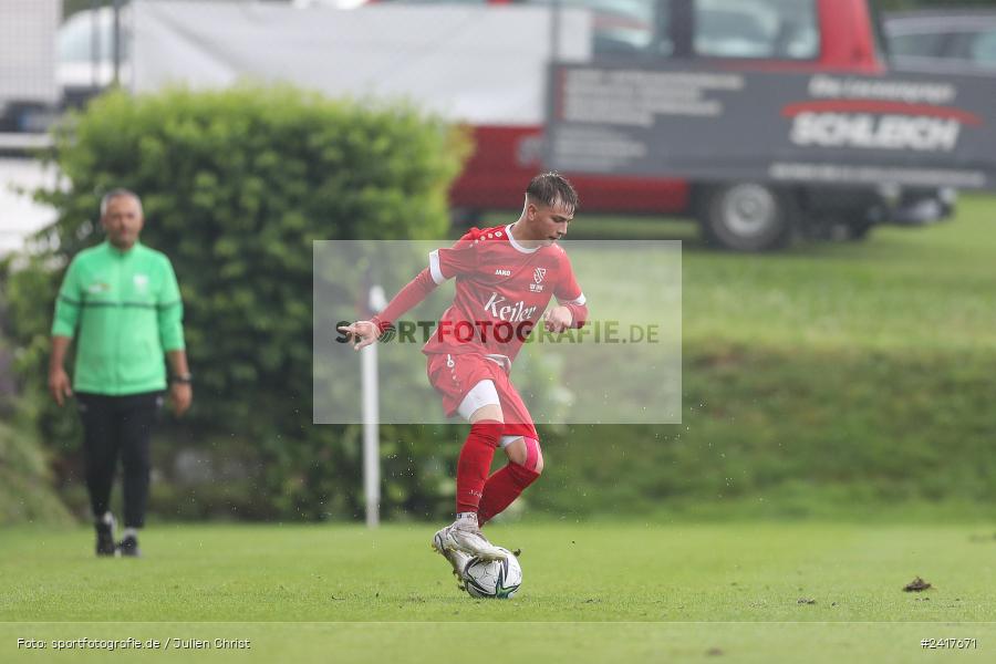 Sportgelände, Altfeld, 04.07.2024, sport, action, BFV, Fussball, Landesfreundschaftsspiele, Spiel 4, Vorrunde, Lackiererei-Schleich-Cup, SVA, TSV, SV Alemannia Haibach, TSV Lohr - Bild-ID: 2417671