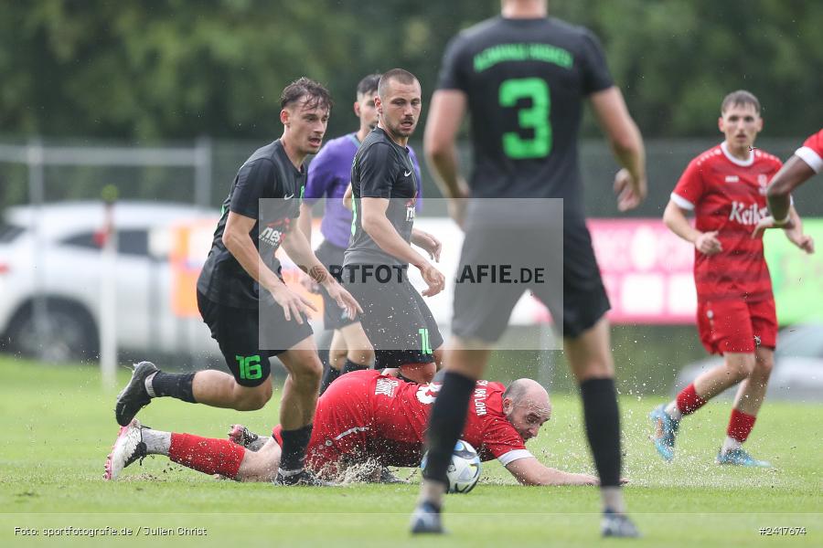 Sportgelände, Altfeld, 04.07.2024, sport, action, BFV, Fussball, Landesfreundschaftsspiele, Spiel 4, Vorrunde, Lackiererei-Schleich-Cup, SVA, TSV, SV Alemannia Haibach, TSV Lohr - Bild-ID: 2417674