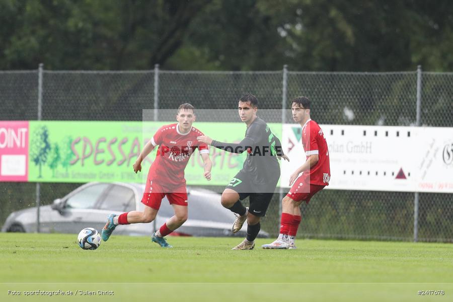 Sportgelände, Altfeld, 04.07.2024, sport, action, BFV, Fussball, Landesfreundschaftsspiele, Spiel 4, Vorrunde, Lackiererei-Schleich-Cup, SVA, TSV, SV Alemannia Haibach, TSV Lohr - Bild-ID: 2417678