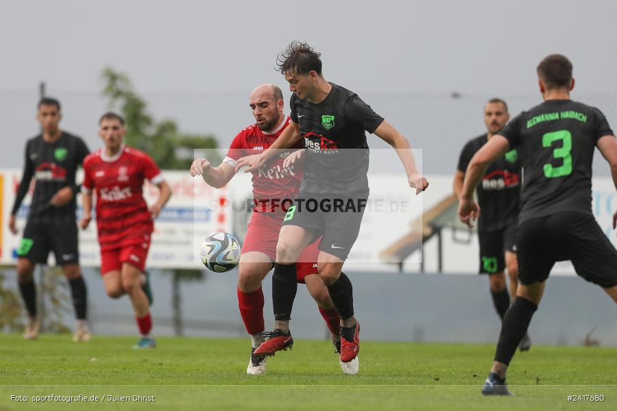 Sportgelände, Altfeld, 04.07.2024, sport, action, BFV, Fussball, Landesfreundschaftsspiele, Spiel 4, Vorrunde, Lackiererei-Schleich-Cup, SVA, TSV, SV Alemannia Haibach, TSV Lohr - Bild-ID: 2417680