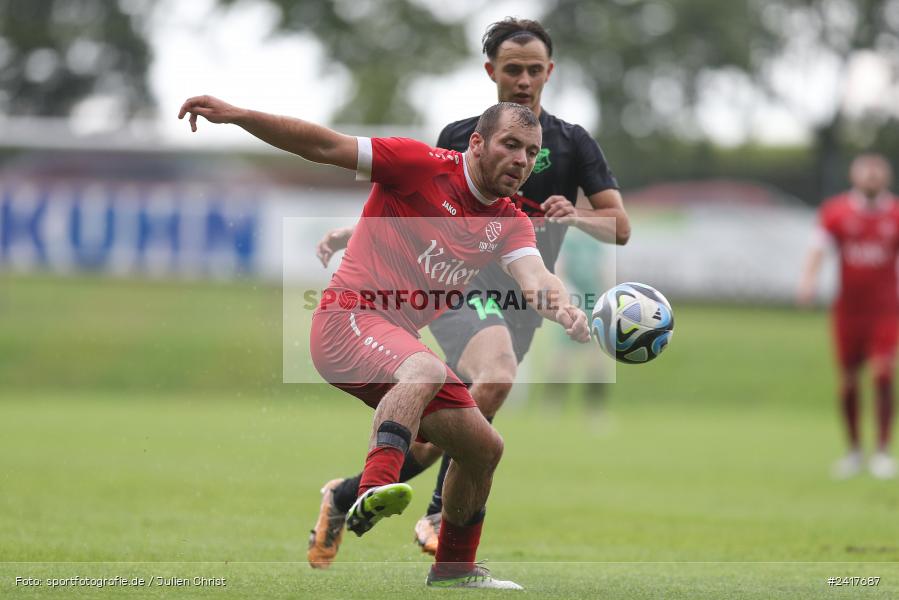 Sportgelände, Altfeld, 04.07.2024, sport, action, BFV, Fussball, Landesfreundschaftsspiele, Spiel 4, Vorrunde, Lackiererei-Schleich-Cup, SVA, TSV, SV Alemannia Haibach, TSV Lohr - Bild-ID: 2417687