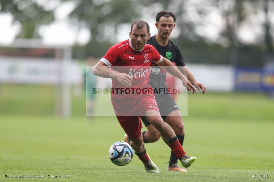 Sportgelände, Altfeld, 04.07.2024, sport, action, BFV, Fussball, Landesfreundschaftsspiele, Spiel 4, Vorrunde, Lackiererei-Schleich-Cup, SVA, TSV, SV Alemannia Haibach, TSV Lohr - Bild-ID: 2417688