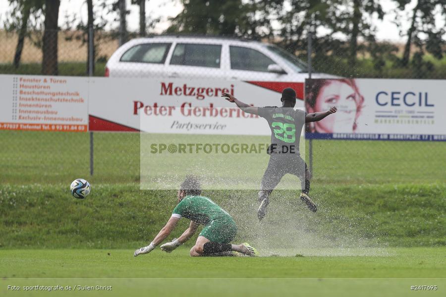 Sportgelände, Altfeld, 04.07.2024, sport, action, BFV, Fussball, Landesfreundschaftsspiele, Spiel 4, Vorrunde, Lackiererei-Schleich-Cup, SVA, TSV, SV Alemannia Haibach, TSV Lohr - Bild-ID: 2417693