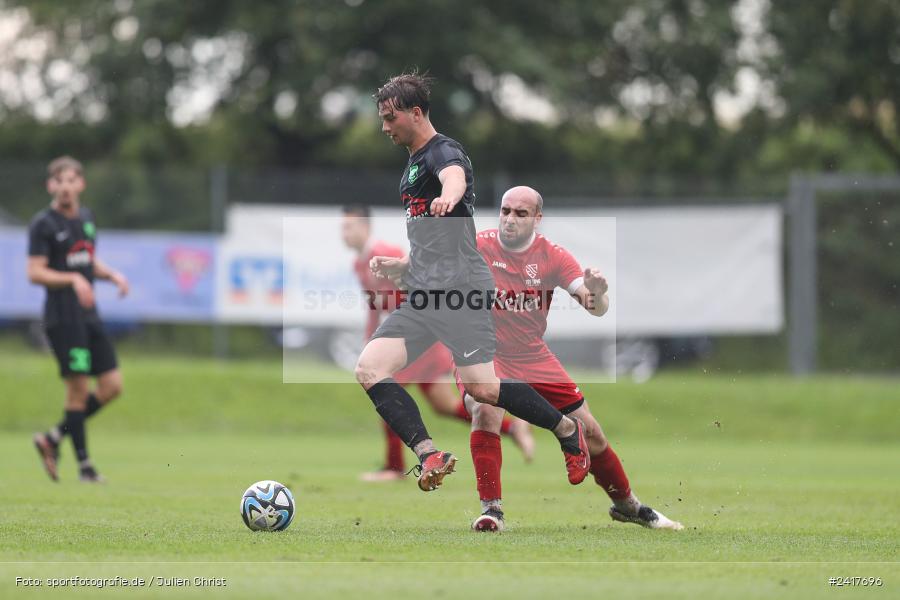 Sportgelände, Altfeld, 04.07.2024, sport, action, BFV, Fussball, Landesfreundschaftsspiele, Spiel 4, Vorrunde, Lackiererei-Schleich-Cup, SVA, TSV, SV Alemannia Haibach, TSV Lohr - Bild-ID: 2417696