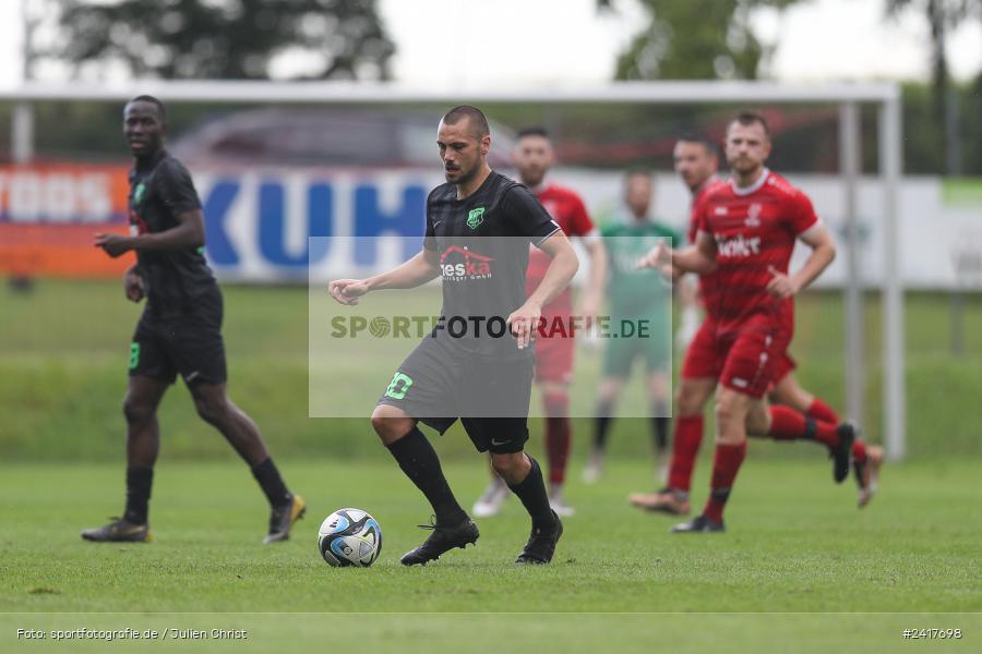 Sportgelände, Altfeld, 04.07.2024, sport, action, BFV, Fussball, Landesfreundschaftsspiele, Spiel 4, Vorrunde, Lackiererei-Schleich-Cup, SVA, TSV, SV Alemannia Haibach, TSV Lohr - Bild-ID: 2417698
