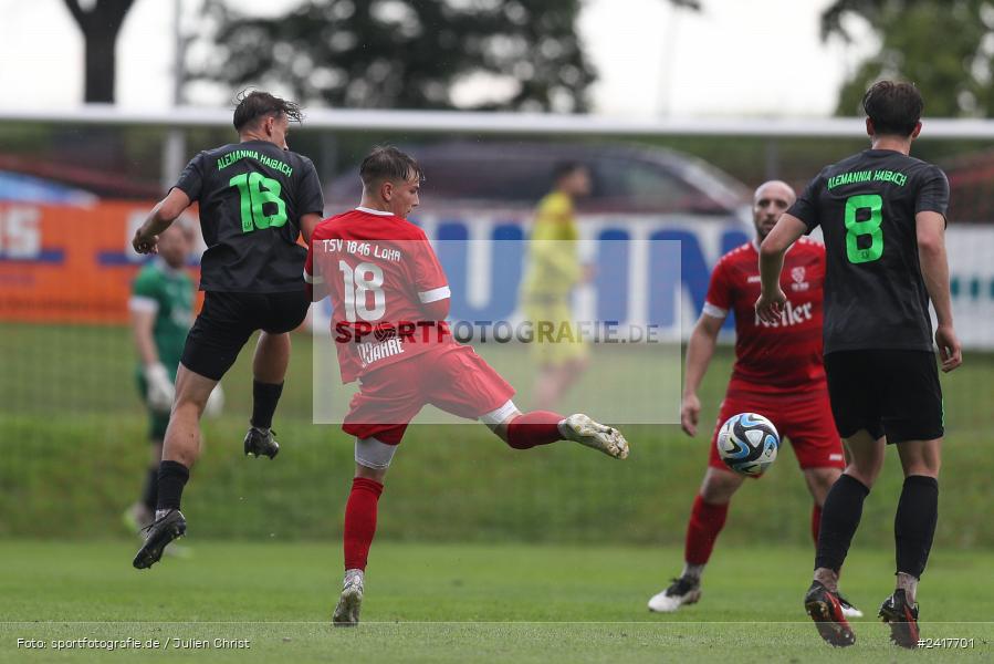 Sportgelände, Altfeld, 04.07.2024, sport, action, BFV, Fussball, Landesfreundschaftsspiele, Spiel 4, Vorrunde, Lackiererei-Schleich-Cup, SVA, TSV, SV Alemannia Haibach, TSV Lohr - Bild-ID: 2417701