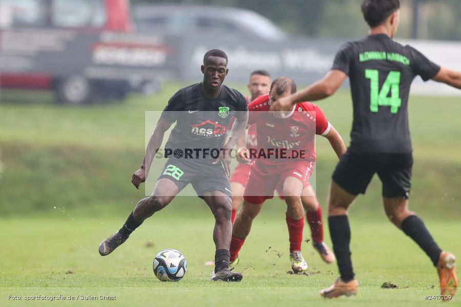 Sportgelände, Altfeld, 04.07.2024, sport, action, BFV, Fussball, Landesfreundschaftsspiele, Spiel 4, Vorrunde, Lackiererei-Schleich-Cup, SVA, TSV, SV Alemannia Haibach, TSV Lohr - Bild-ID: 2417709