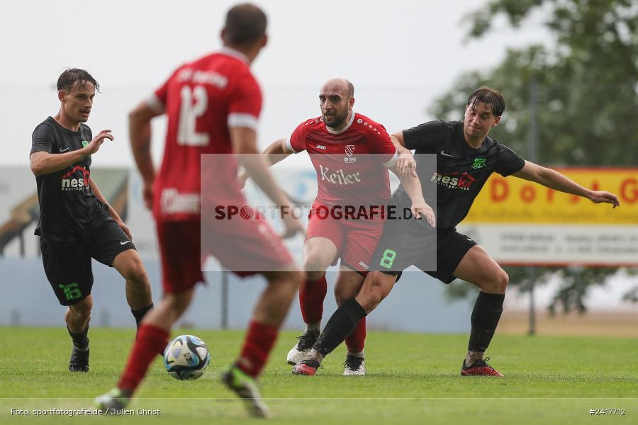 Sportgelände, Altfeld, 04.07.2024, sport, action, BFV, Fussball, Landesfreundschaftsspiele, Spiel 4, Vorrunde, Lackiererei-Schleich-Cup, SVA, TSV, SV Alemannia Haibach, TSV Lohr - Bild-ID: 2417712