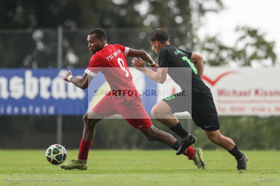 Sportgelände, Altfeld, 04.07.2024, sport, action, BFV, Fussball, Landesfreundschaftsspiele, Spiel 4, Vorrunde, Lackiererei-Schleich-Cup, SVA, TSV, SV Alemannia Haibach, TSV Lohr - Bild-ID: 2417722