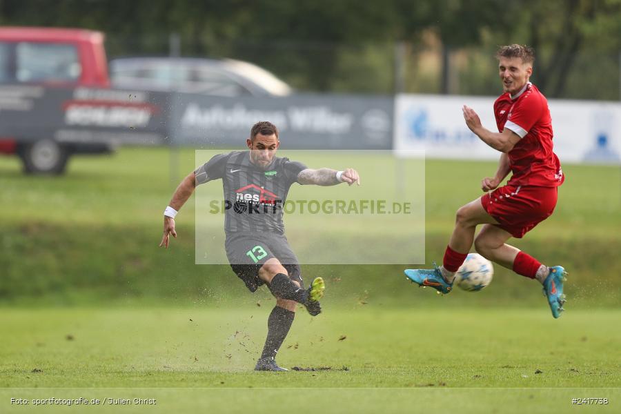 Sportgelände, Altfeld, 04.07.2024, sport, action, BFV, Fussball, Landesfreundschaftsspiele, Spiel 4, Vorrunde, Lackiererei-Schleich-Cup, SVA, TSV, SV Alemannia Haibach, TSV Lohr - Bild-ID: 2417738