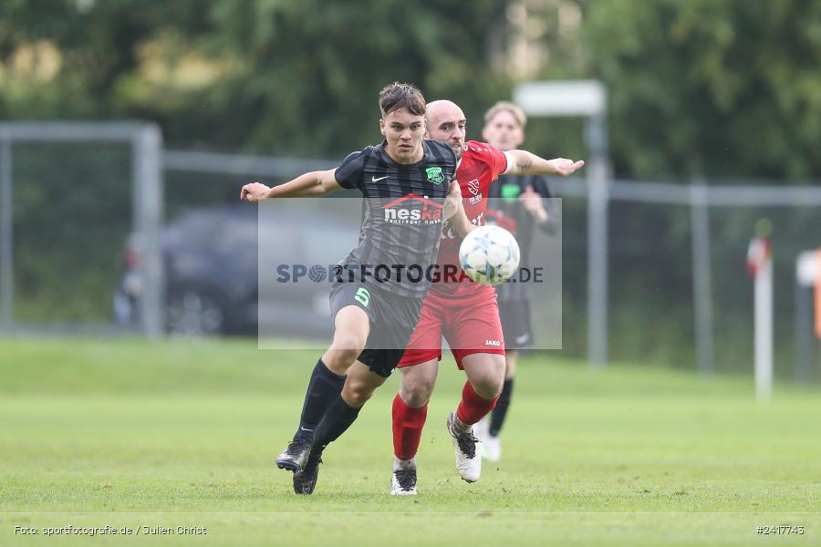 Sportgelände, Altfeld, 04.07.2024, sport, action, BFV, Fussball, Landesfreundschaftsspiele, Spiel 4, Vorrunde, Lackiererei-Schleich-Cup, SVA, TSV, SV Alemannia Haibach, TSV Lohr - Bild-ID: 2417743