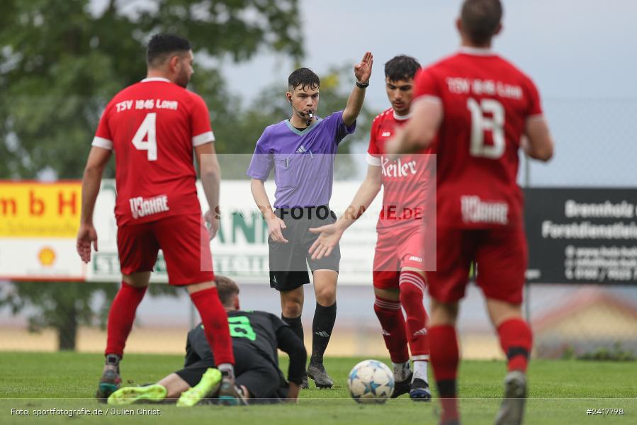 Sportgelände, Altfeld, 04.07.2024, sport, action, BFV, Fussball, Landesfreundschaftsspiele, Spiel 4, Vorrunde, Lackiererei-Schleich-Cup, SVA, TSV, SV Alemannia Haibach, TSV Lohr - Bild-ID: 2417798