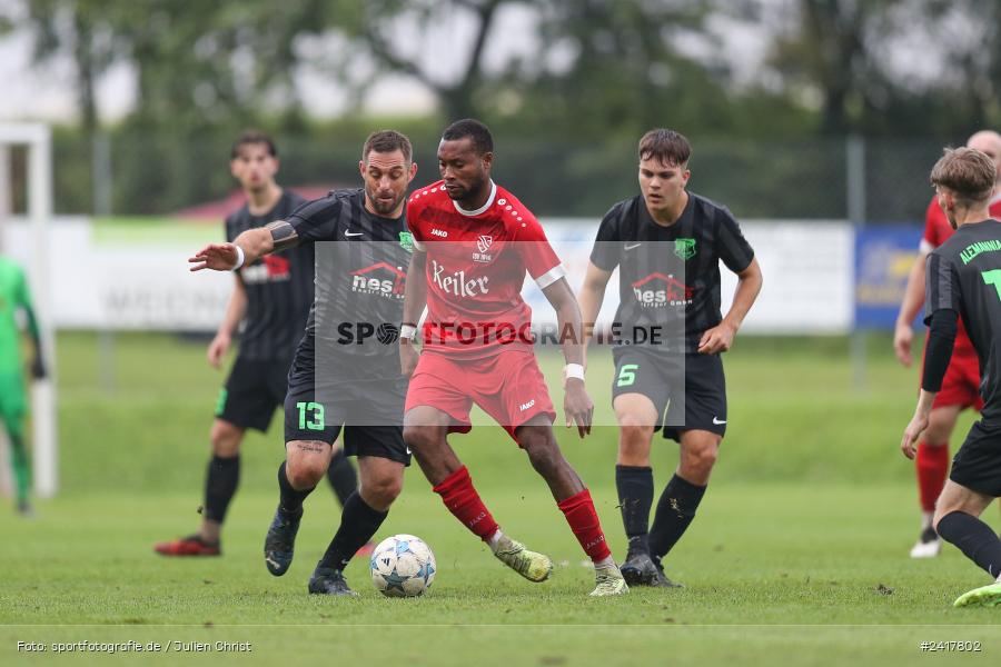 Sportgelände, Altfeld, 04.07.2024, sport, action, BFV, Fussball, Landesfreundschaftsspiele, Spiel 4, Vorrunde, Lackiererei-Schleich-Cup, SVA, TSV, SV Alemannia Haibach, TSV Lohr - Bild-ID: 2417802 Sportgelände, Altfeld, 04.07.2024, sport, action, BFV, Fussball, Landesfreundschaftsspiele, Spiel 4, Vorrunde, Lackiererei-Schleich-Cup, SVA, TSV, SV Alemannia Haibach, TSV Lohr - Bild-ID: 2417802