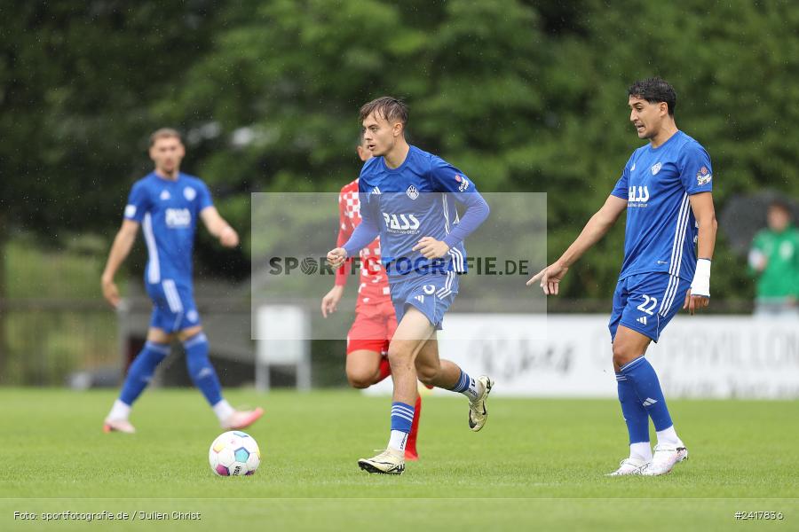 sport, action, Sportgelände Strietwald, SVA, SV Viktoria Aschaffenburg, Regionalliga Südwest, Regionalliga Bayern, Landesfreundschaftsspiele, Fussball, FSV, BFV, Aschaffenburg, 1. FSV Mainz 05 U23, 06.07.2024 - Bild-ID: 2417836