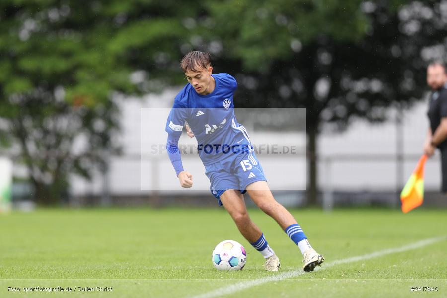 sport, action, Sportgelände Strietwald, SVA, SV Viktoria Aschaffenburg, Regionalliga Südwest, Regionalliga Bayern, Landesfreundschaftsspiele, Fussball, FSV, BFV, Aschaffenburg, 1. FSV Mainz 05 U23, 06.07.2024 - Bild-ID: 2417840