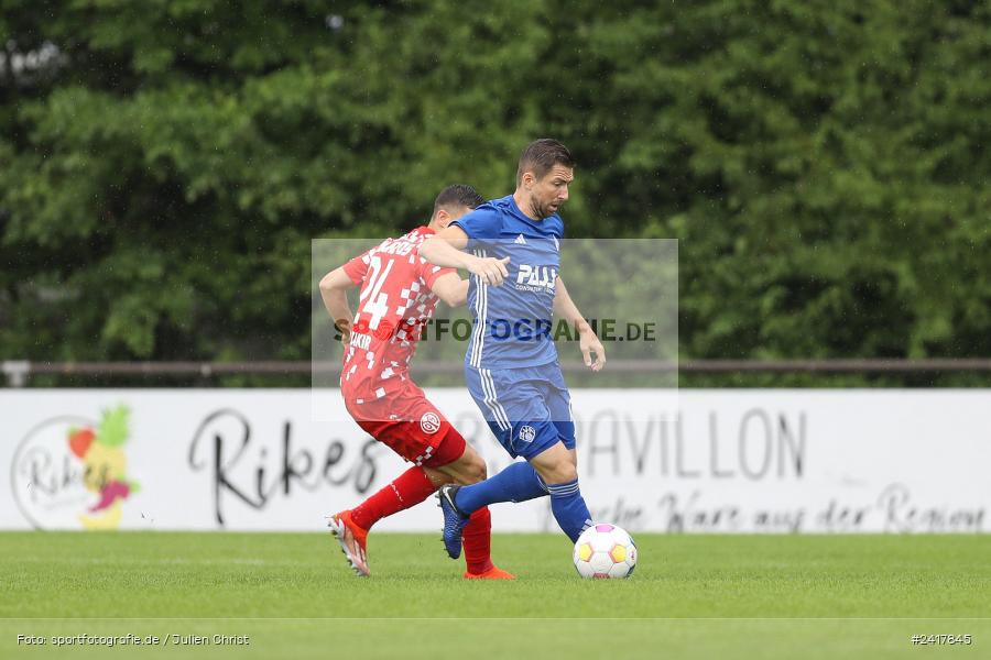 sport, action, Sportgelände Strietwald, SVA, SV Viktoria Aschaffenburg, Regionalliga Südwest, Regionalliga Bayern, Landesfreundschaftsspiele, Fussball, FSV, BFV, Aschaffenburg, 1. FSV Mainz 05 U23, 06.07.2024 - Bild-ID: 2417845 sport, action, Sportgelände Strietwald, SVA, SV Viktoria Aschaffenburg, Regionalliga Südwest, Regionalliga Bayern, Landesfreundschaftsspiele, Fussball, FSV, BFV, Aschaffenburg, 1. FSV Mainz 05 U23, 06.07.2024 - Bild-ID: 2417845