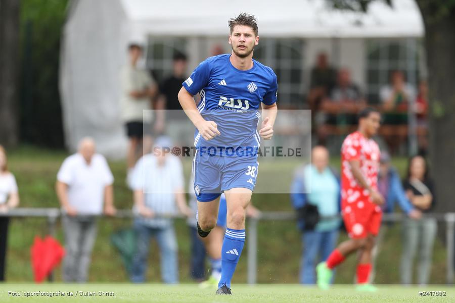 sport, action, Sportgelände Strietwald, SVA, SV Viktoria Aschaffenburg, Regionalliga Südwest, Regionalliga Bayern, Landesfreundschaftsspiele, Fussball, FSV, BFV, Aschaffenburg, 1. FSV Mainz 05 U23, 06.07.2024 - Bild-ID: 2417852 sport, action, Sportgelände Strietwald, SVA, SV Viktoria Aschaffenburg, Regionalliga Südwest, Regionalliga Bayern, Landesfreundschaftsspiele, Fussball, FSV, BFV, Aschaffenburg, 1. FSV Mainz 05 U23, 06.07.2024 - Bild-ID: 2417852