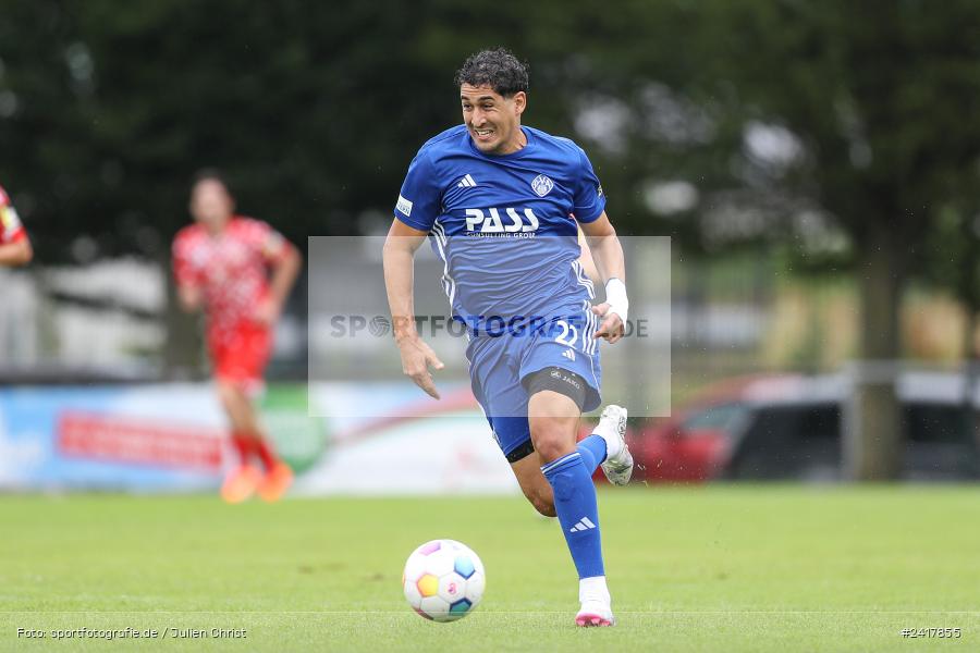 sport, action, Sportgelände Strietwald, SVA, SV Viktoria Aschaffenburg, Regionalliga Südwest, Regionalliga Bayern, Landesfreundschaftsspiele, Fussball, FSV, BFV, Aschaffenburg, 1. FSV Mainz 05 U23, 06.07.2024 - Bild-ID: 2417855 sport, action, Sportgelände Strietwald, SVA, SV Viktoria Aschaffenburg, Regionalliga Südwest, Regionalliga Bayern, Landesfreundschaftsspiele, Fussball, FSV, BFV, Aschaffenburg, 1. FSV Mainz 05 U23, 06.07.2024 - Bild-ID: 2417855