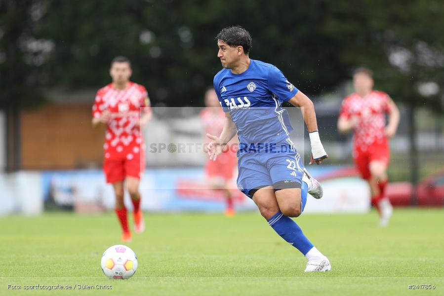 sport, action, Sportgelände Strietwald, SVA, SV Viktoria Aschaffenburg, Regionalliga Südwest, Regionalliga Bayern, Landesfreundschaftsspiele, Fussball, FSV, BFV, Aschaffenburg, 1. FSV Mainz 05 U23, 06.07.2024 - Bild-ID: 2417856