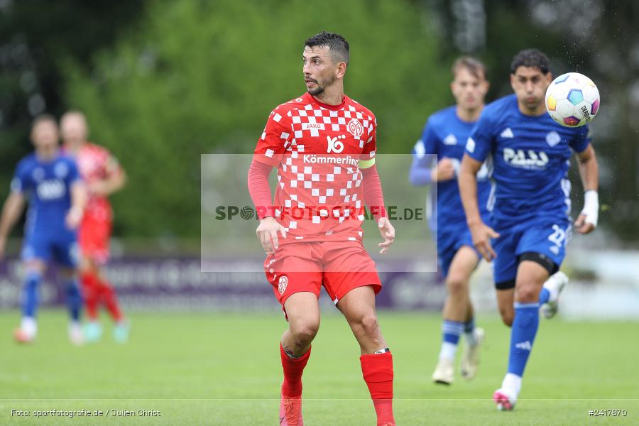 sport, action, Sportgelände Strietwald, SVA, SV Viktoria Aschaffenburg, Regionalliga Südwest, Regionalliga Bayern, Landesfreundschaftsspiele, Fussball, FSV, BFV, Aschaffenburg, 1. FSV Mainz 05 U23, 06.07.2024 - Bild-ID: 2417870 sport, action, Sportgelände Strietwald, SVA, SV Viktoria Aschaffenburg, Regionalliga Südwest, Regionalliga Bayern, Landesfreundschaftsspiele, Fussball, FSV, BFV, Aschaffenburg, 1. FSV Mainz 05 U23, 06.07.2024 - Bild-ID: 2417870