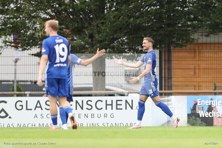 sport, action, Sportgelände Strietwald, SVA, SV Viktoria Aschaffenburg, Regionalliga Südwest, Regionalliga Bayern, Landesfreundschaftsspiele, Fussball, FSV, BFV, Aschaffenburg, 1. FSV Mainz 05 U23, 06.07.2024 - Bild-ID: 2417889 sport, action, Sportgelände Strietwald, SVA, SV Viktoria Aschaffenburg, Regionalliga Südwest, Regionalliga Bayern, Landesfreundschaftsspiele, Fussball, FSV, BFV, Aschaffenburg, 1. FSV Mainz 05 U23, 06.07.2024 - Bild-ID: 2417889