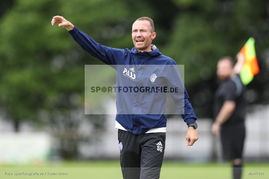 sport, action, Sportgelände Strietwald, SVA, SV Viktoria Aschaffenburg, Regionalliga Südwest, Regionalliga Bayern, Landesfreundschaftsspiele, Fussball, FSV, BFV, Aschaffenburg, 1. FSV Mainz 05 U23, 06.07.2024 - Bild-ID: 2417901 sport, action, Sportgelände Strietwald, SVA, SV Viktoria Aschaffenburg, Regionalliga Südwest, Regionalliga Bayern, Landesfreundschaftsspiele, Fussball, FSV, BFV, Aschaffenburg, 1. FSV Mainz 05 U23, 06.07.2024 - Bild-ID: 2417901