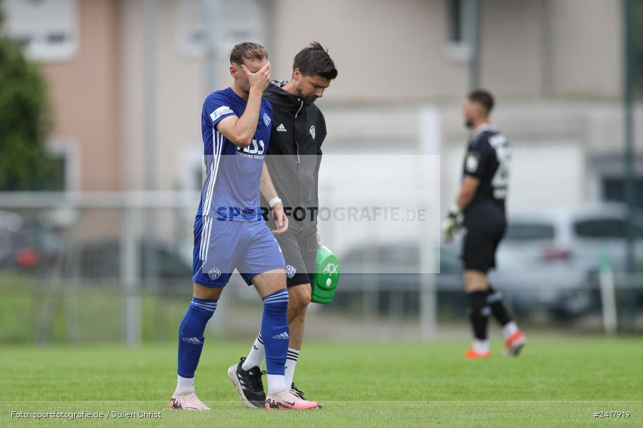 sport, action, Sportgelände Strietwald, SVA, SV Viktoria Aschaffenburg, Regionalliga Südwest, Regionalliga Bayern, Landesfreundschaftsspiele, Fussball, FSV, BFV, Aschaffenburg, 1. FSV Mainz 05 U23, 06.07.2024 - Bild-ID: 2417919 sport, action, Sportgelände Strietwald, SVA, SV Viktoria Aschaffenburg, Regionalliga Südwest, Regionalliga Bayern, Landesfreundschaftsspiele, Fussball, FSV, BFV, Aschaffenburg, 1. FSV Mainz 05 U23, 06.07.2024 - Bild-ID: 2417919