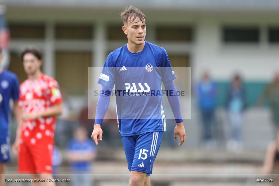 sport, action, Sportgelände Strietwald, SVA, SV Viktoria Aschaffenburg, Regionalliga Südwest, Regionalliga Bayern, Landesfreundschaftsspiele, Fussball, FSV, BFV, Aschaffenburg, 1. FSV Mainz 05 U23, 06.07.2024 - Bild-ID: 2417920