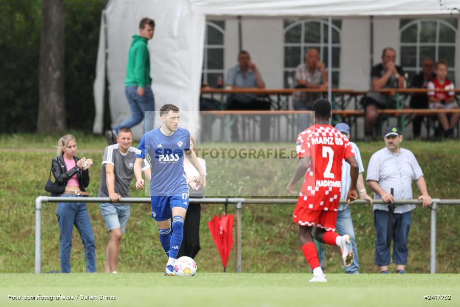 sport, action, Sportgelände Strietwald, SVA, SV Viktoria Aschaffenburg, Regionalliga Südwest, Regionalliga Bayern, Landesfreundschaftsspiele, Fussball, FSV, BFV, Aschaffenburg, 1. FSV Mainz 05 U23, 06.07.2024 - Bild-ID: 2417932