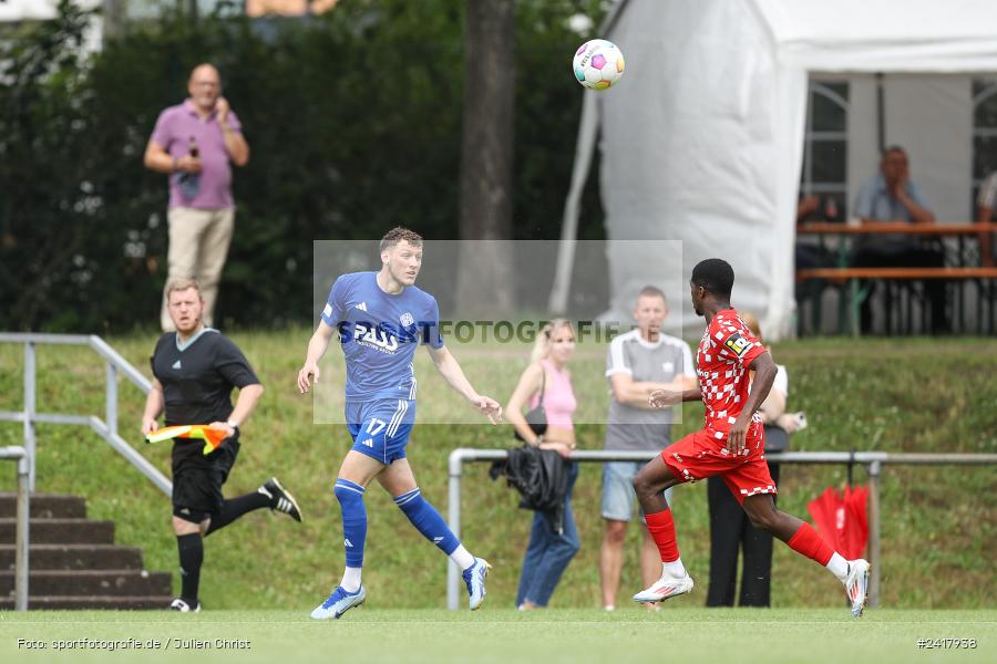 sport, action, Sportgelände Strietwald, SVA, SV Viktoria Aschaffenburg, Regionalliga Südwest, Regionalliga Bayern, Landesfreundschaftsspiele, Fussball, FSV, BFV, Aschaffenburg, 1. FSV Mainz 05 U23, 06.07.2024 - Bild-ID: 2417938