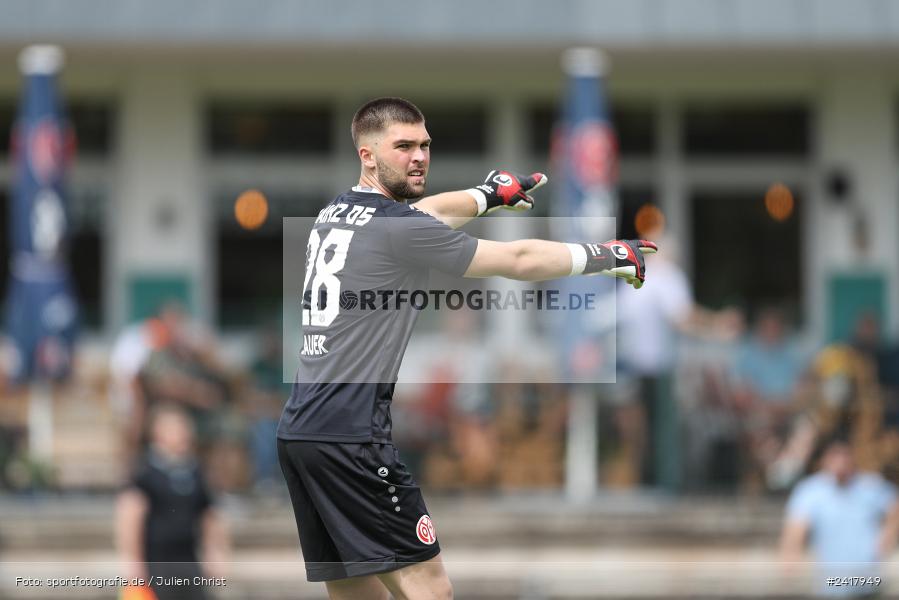 sport, action, Sportgelände Strietwald, SVA, SV Viktoria Aschaffenburg, Regionalliga Südwest, Regionalliga Bayern, Landesfreundschaftsspiele, Fussball, FSV, BFV, Aschaffenburg, 1. FSV Mainz 05 U23, 06.07.2024 - Bild-ID: 2417949