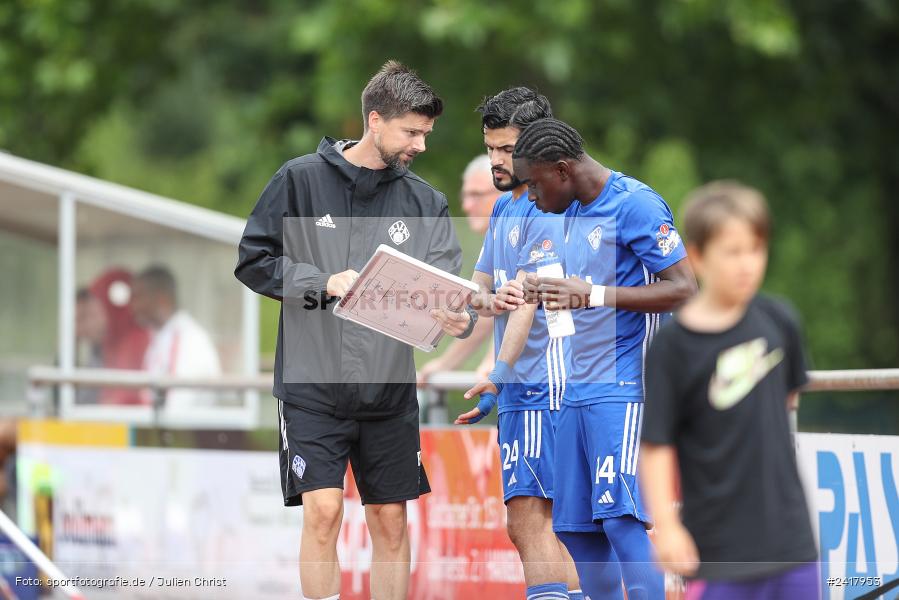 sport, action, Sportgelände Strietwald, SVA, SV Viktoria Aschaffenburg, Regionalliga Südwest, Regionalliga Bayern, Landesfreundschaftsspiele, Fussball, FSV, BFV, Aschaffenburg, 1. FSV Mainz 05 U23, 06.07.2024 - Bild-ID: 2417953