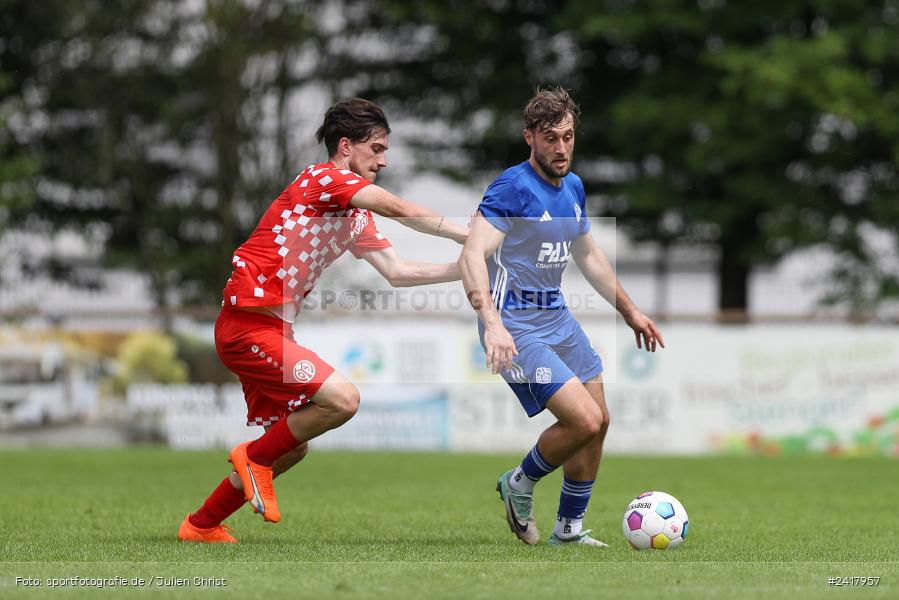 sport, action, Sportgelände Strietwald, SVA, SV Viktoria Aschaffenburg, Regionalliga Südwest, Regionalliga Bayern, Landesfreundschaftsspiele, Fussball, FSV, BFV, Aschaffenburg, 1. FSV Mainz 05 U23, 06.07.2024 - Bild-ID: 2417957