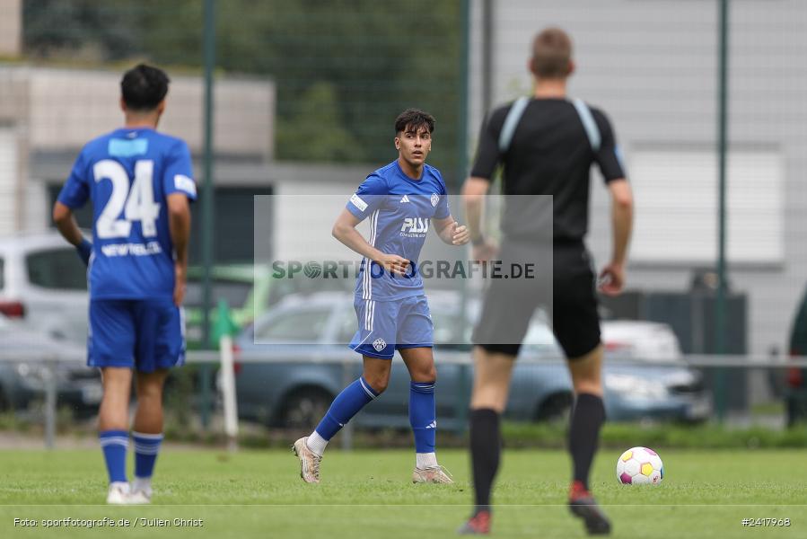 sport, action, Sportgelände Strietwald, SVA, SV Viktoria Aschaffenburg, Regionalliga Südwest, Regionalliga Bayern, Landesfreundschaftsspiele, Fussball, FSV, BFV, Aschaffenburg, 1. FSV Mainz 05 U23, 06.07.2024 - Bild-ID: 2417968