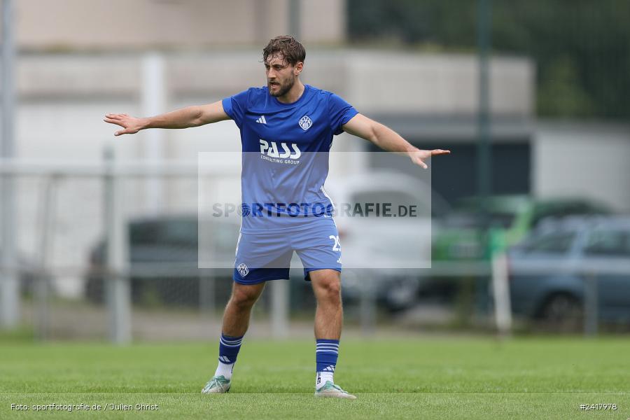 sport, action, Sportgelände Strietwald, SVA, SV Viktoria Aschaffenburg, Regionalliga Südwest, Regionalliga Bayern, Landesfreundschaftsspiele, Fussball, FSV, BFV, Aschaffenburg, 1. FSV Mainz 05 U23, 06.07.2024 - Bild-ID: 2417978