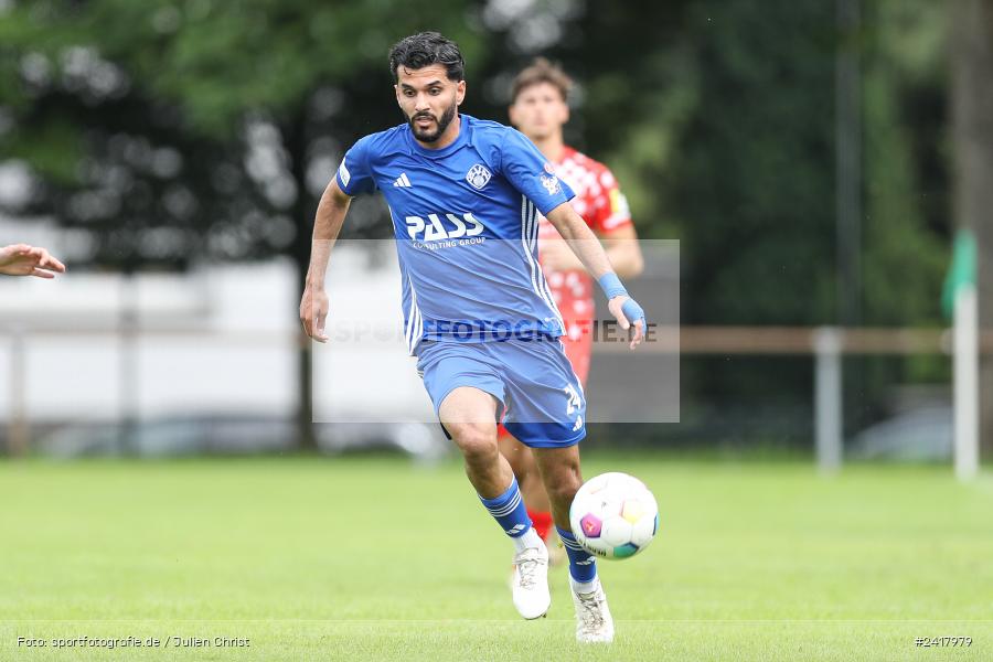 sport, action, Sportgelände Strietwald, SVA, SV Viktoria Aschaffenburg, Regionalliga Südwest, Regionalliga Bayern, Landesfreundschaftsspiele, Fussball, FSV, BFV, Aschaffenburg, 1. FSV Mainz 05 U23, 06.07.2024 - Bild-ID: 2417979