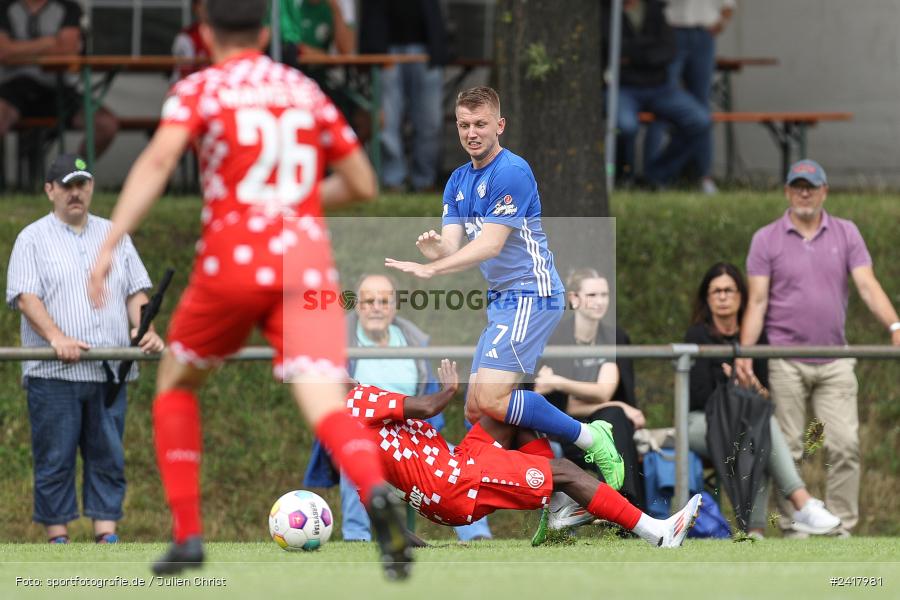 sport, action, Sportgelände Strietwald, SVA, SV Viktoria Aschaffenburg, Regionalliga Südwest, Regionalliga Bayern, Landesfreundschaftsspiele, Fussball, FSV, BFV, Aschaffenburg, 1. FSV Mainz 05 U23, 06.07.2024 - Bild-ID: 2417981