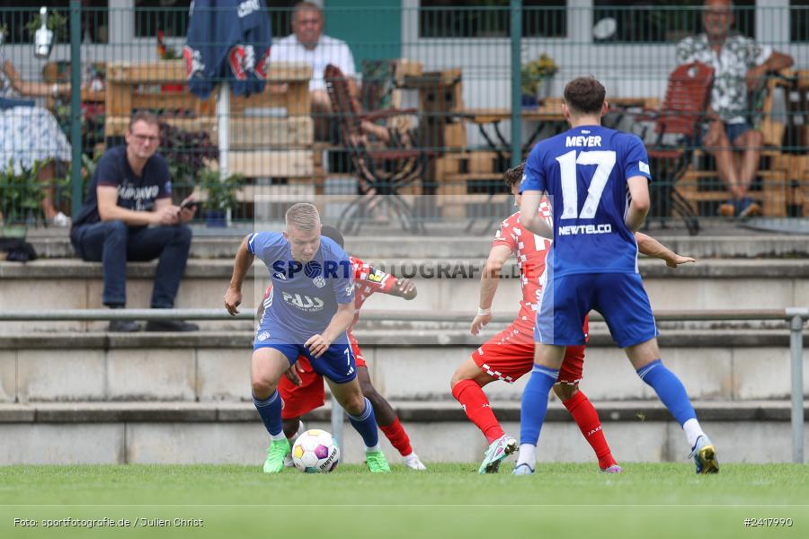 sport, action, Sportgelände Strietwald, SVA, SV Viktoria Aschaffenburg, Regionalliga Südwest, Regionalliga Bayern, Landesfreundschaftsspiele, Fussball, FSV, BFV, Aschaffenburg, 1. FSV Mainz 05 U23, 06.07.2024 - Bild-ID: 2417990