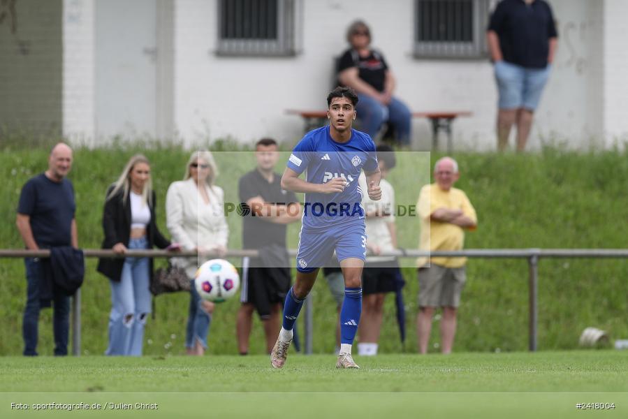 sport, action, Sportgelände Strietwald, SVA, SV Viktoria Aschaffenburg, Regionalliga Südwest, Regionalliga Bayern, Landesfreundschaftsspiele, Fussball, FSV, BFV, Aschaffenburg, 1. FSV Mainz 05 U23, 06.07.2024 - Bild-ID: 2418004