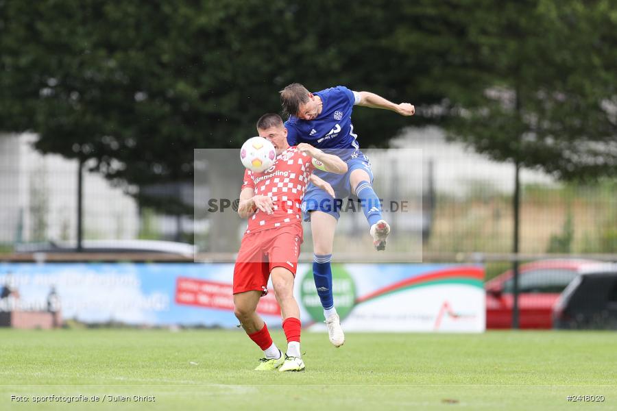 sport, action, Sportgelände Strietwald, SVA, SV Viktoria Aschaffenburg, Regionalliga Südwest, Regionalliga Bayern, Landesfreundschaftsspiele, Fussball, FSV, BFV, Aschaffenburg, 1. FSV Mainz 05 U23, 06.07.2024 - Bild-ID: 2418020