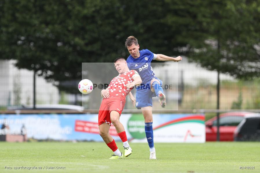 sport, action, Sportgelände Strietwald, SVA, SV Viktoria Aschaffenburg, Regionalliga Südwest, Regionalliga Bayern, Landesfreundschaftsspiele, Fussball, FSV, BFV, Aschaffenburg, 1. FSV Mainz 05 U23, 06.07.2024 - Bild-ID: 2418021
