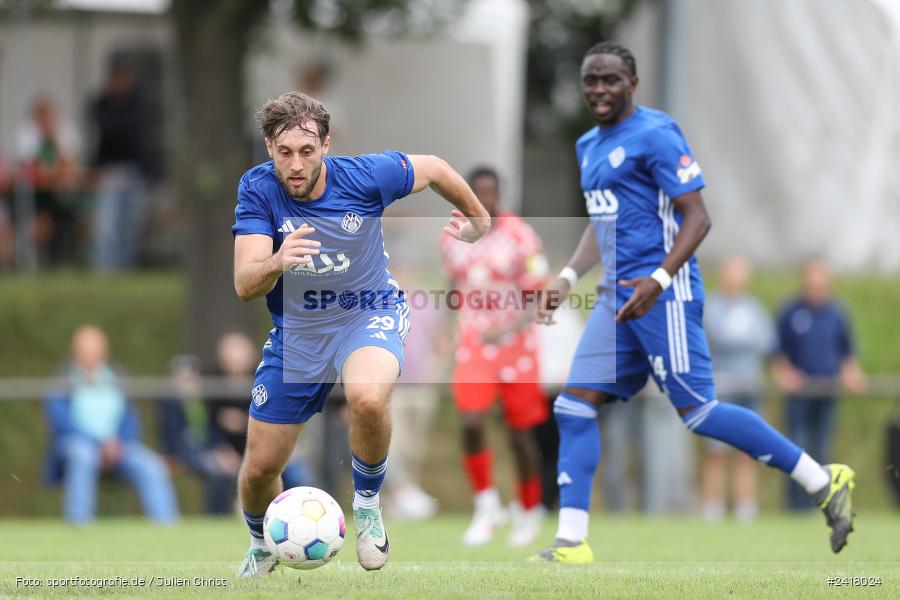 sport, action, Sportgelände Strietwald, SVA, SV Viktoria Aschaffenburg, Regionalliga Südwest, Regionalliga Bayern, Landesfreundschaftsspiele, Fussball, FSV, BFV, Aschaffenburg, 1. FSV Mainz 05 U23, 06.07.2024 - Bild-ID: 2418024