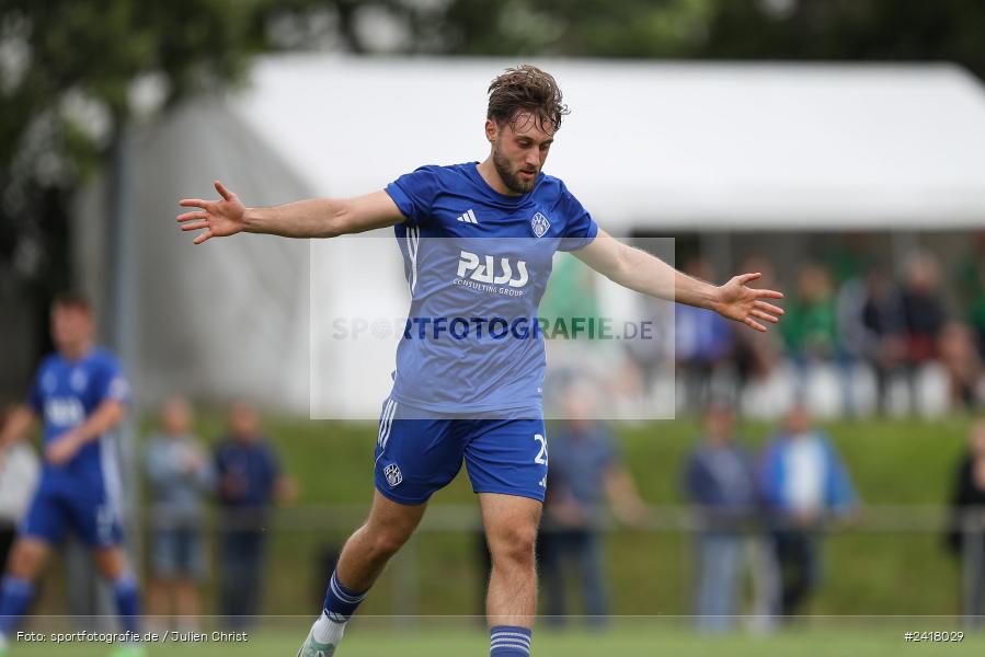 sport, action, Sportgelände Strietwald, SVA, SV Viktoria Aschaffenburg, Regionalliga Südwest, Regionalliga Bayern, Landesfreundschaftsspiele, Fussball, FSV, BFV, Aschaffenburg, 1. FSV Mainz 05 U23, 06.07.2024 - Bild-ID: 2418029